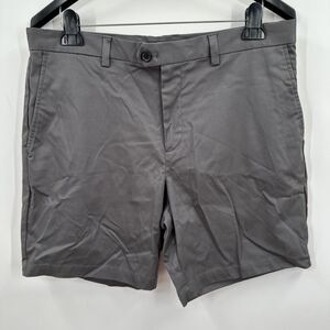 Banana Republic Aiden Shorts Size 35 Men's Gray 7.5" Inseam Cotton Stretch